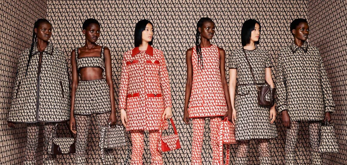 ワンピース VALENTINO Valentino 'Toile Iconographe' dress Valentino - Toile Iconographe VLogo Pink Mini Dress